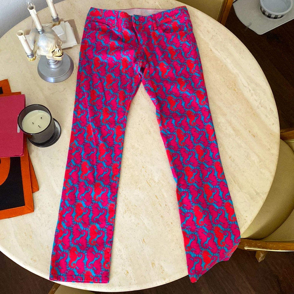 Lily Pulitzer size 10 straight jeans perfect condition